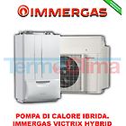 Immergas victrix hybrid pompa di calore ibrida per riscaldamento e produzione acque calda sanitaria pannello 