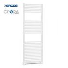 Ercos termoarredo scaldasalviette opera bianco dritto 1200x500 mm interasse da 450 mm