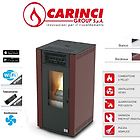 Carinci stufa a pellet ad aria air 85 8,87 kw colore bianco new