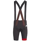 Assos s9 equipe rs bibshorts pantaloni bici con bretelle uomo black/red s