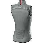 Castelli aria gilet ciclismo donna light grey l