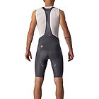 Castelli free aero rc bibshort pantalone bici uomo dark grey 2xl