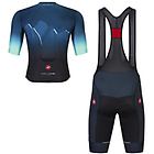 Castelli completo dolomites jersey m + bib m maglia + pantaloncino ciclismo uomo black s