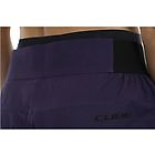 Cube atx baggy short incl. sottopantalone pantalone da bici donna violet xl