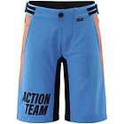 Cube baggy pantaloni mtb bambino light blue/orange 158-164 a