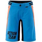 Cube junior baggy shorts x actionsteam pantalone mtb bambino blue xs