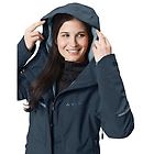 Vaude yaras giacca ciclismo antipioggia donna dark blue i48 d44
