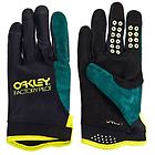 Oakley all mountain mtb guanti ciclismo black/green/yellow s