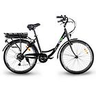 Emg bicicletta jammy citybike 26'' velocità massima 25 km- autonomia 60 km nero