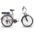 Emg bicicletta e-bike funny 26'' 13ah 80 km bianca