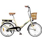 Nilox Bicicletta Elettrica J1 Plus Citybike Velocità Max 25km/h Autonomia 40km Beige