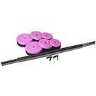 Gymstick 20kg pump set bilancere black/pink