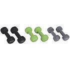 Schildkrot schildkröt vinyl dumbbells set manubri pesi in una valigia black