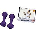 Get Fit neoprene dumbbell coppia manubri violet