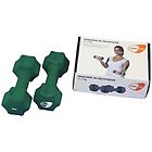 Get Fit neoprene dumbbell coppia manubri dark green