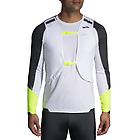 Brooks run visible covertible giacca running uomo white/yellow xl