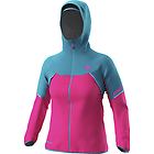 Dynafit alpine gtx w jkt giacca trailrunning donna pink/light blue xl