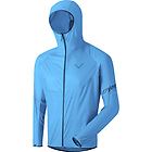 Dynafit vertical wind 72 giacca trail running uomo light blue/blue 50