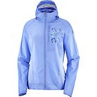 Salomon bonatti cross fz hoodie giacca trail running donna light blue l