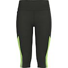 Underarmour under armour fly fast 3.0 speed capri pantaloni running 3/4 donna black/green l