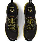 Asics gel trabuco terra scarpe trail running uomo black/yellow 12 us