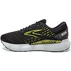 Brooks glycerin gts 20 visible scarpe running stabili uomo black/yellow/grey 12 us