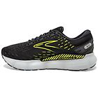 Brooks glycerin gts 20 visible w scarpe running stabili donna black/white/yellow 7 us