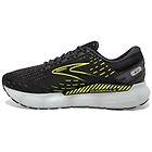 Brooks glycerin gts 20 visible w scarpe running stabili donna black/white/yellow 8 us