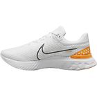 Nike react infinity run flyknit 3 scarpe running neutre uomo white/grey/orange 8 us