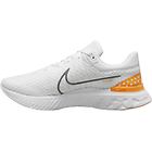 Nike react infinity run flyknit 3 scarpe running neutre uomo white/grey/orange 8 us