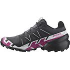 Salomon speedcross 6 scarpe trail running donna black/white/pink 7,5 uk