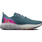 Underarmour under armour w hovr mega 3 clone scarpe running neutre donna green/pink 9 us