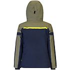 Meru hood giacca da sci ragazzo dark blue/green 152