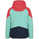 Ziener antarktika giacca da sci bambina red/blue 152