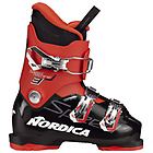 Nordica speedmachine j3 scarponi da sci bambino black/red 24 cm