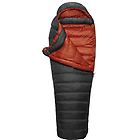 Rab ascent 500 sacco a pelo in piuma black/red