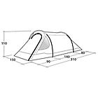 Outwell earth 2 tenda da campeggio green/beige