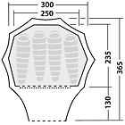 Robens fairbanks tenda per campeggio brown
