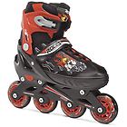 Roces compy 6.0 pattini in linea bambino black/red 30/33