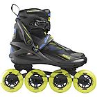 Roces helium ii pattini in linea black/yellow/blue 10