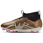 Nike jr zoom mercurial superfly 9 academy fg/mg scarpe da calcio multisuperfici bambino brown 6y us