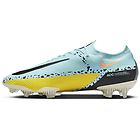 Nike phantom gt2 elite fg scarpe da calcio per terreni compatti uomo light blue/yellow 9,5 us