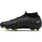 Nike zoom mercurial superfly 9 academy mg scarpe da calcio multisuperfici uomo black/light green 8 us