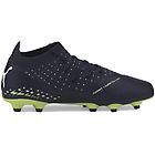 Puma future z 3.4 fg/ag jr scarpe da calcio per terreni compatti/duri ragazzo black/light green 3,5 uk