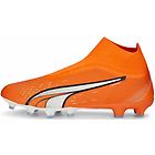 Puma ultra match+ ll fg/ag scarpe da calcio per terreni compatti/duri uomo orange 10,5 uk