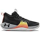 Underarmour under armour embiid one scarpe da basket unisex black/grey/orange 12,5 man / 14 wms us