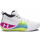 Underarmour under armour embiid one scarpe da basket unisex white/yellow/pink 8 man / 9,5 wms us