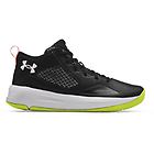 Underarmour under armour lockdown 5 scarpe da basket unisex black/white/green 10,5 man / 12 wms us