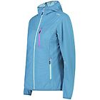 Cmp w fix hood giacca isolante donna light blue i42 d36