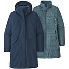 Patagonia ws vosque 3-in-1 giacca trekking donna blue/light blue xs